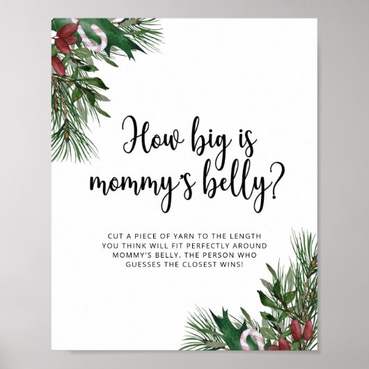 エバーグリーンどのように大きいママの腹ゲーム ポスター (正面)