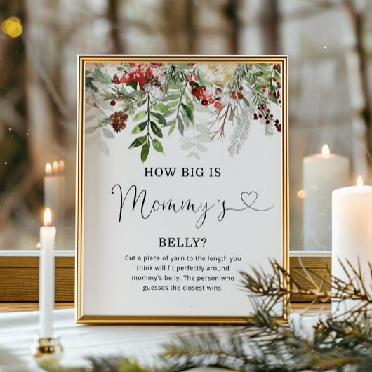 エバーグリーンどのように大きいママの腹ゲーム ポスター