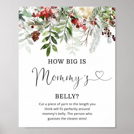 エバーグリーンどのように大きいママの腹ゲーム ポスター (正面)