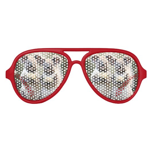 「エバーグリーンの誓い:白い結婚コアラの誓い」 アビエーターサングラス (正面)