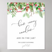 エバーグリーンは瓶の中にキャンディーの数を推測 ポスター (正面)