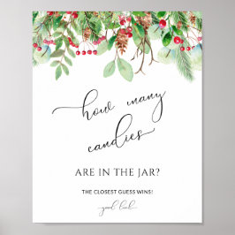 エバーグリーンは瓶の中にキャンディーの数を推測 ポスター