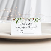 エバーグリーンは、キャンディカードの数を推測する エンクロージャーカード