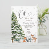 エバーグリーンアニマルツリーズホリデーウィンターパーティー 招待状 (スタンド正面)