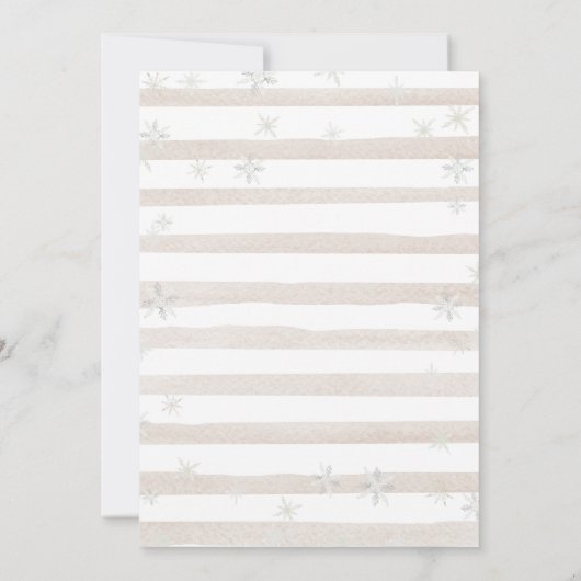 エバーグリーンアニマルツリーズホリデーウィンターパーティー 招待状 (裏面)