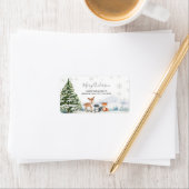 エバーグリーンアニマル冬のオネダーランドの住所 ラベル (インサイチュ)