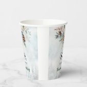 エバーグリーンウィンターオネダーランドファースト誕生日 紙コップ (左)