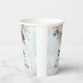 エバーグリーンウィンターオネダーランドファースト誕生日 紙コップ (右)