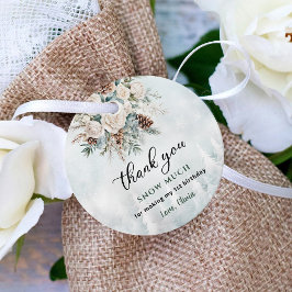 エバーグリーンウィンターファースト誕生日ありがとう フェイバータグ