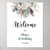 エバーグリーンウィンターファースト誕生日へようこそ ポスター (正面)