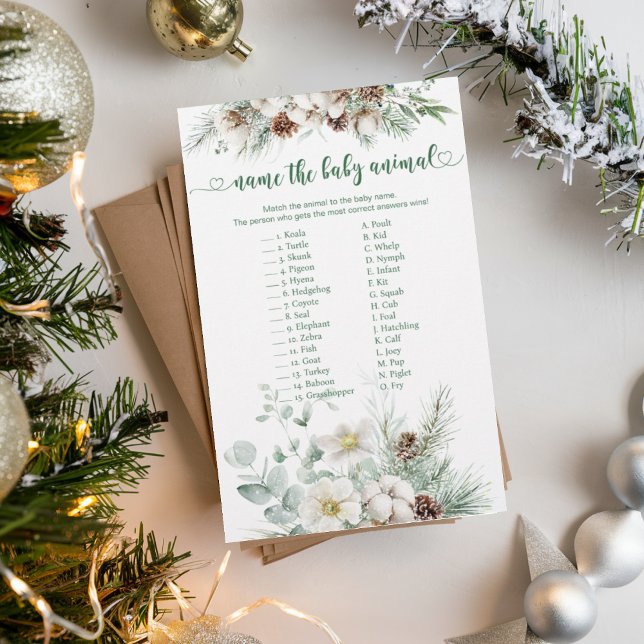 エバーグリーンウィンターベビーアニマルマッチングベビーゲーム (クリエイターアップロード済み)