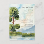 エバーグリーンウォーター結婚カラー詳細 エンクロージャーカード (正面)