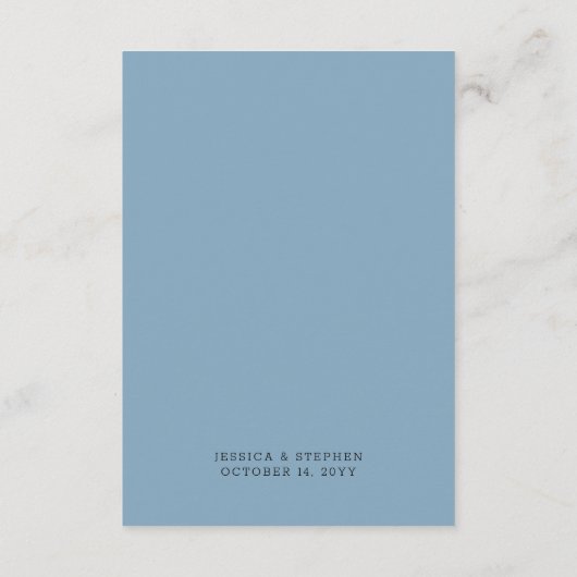 エバーグリーンウォーター結婚カラー詳細 エンクロージャーカード (裏面)