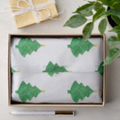 エバーグリーンウォーター色クリスマスツリー 薄葉紙 (ギフト)