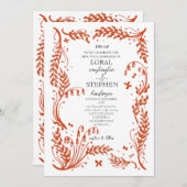 エバーグリーンエレガンス結婚ズ 招待状 (正面/裏面)