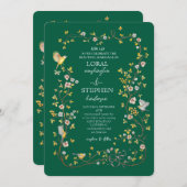 エバーグリーンエレガンス結婚ズ 招待状 (正面/裏面)