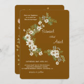 エバーグリーンエレガンス結婚式招待状 招待状 (正面/裏面)