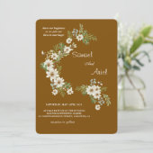 エバーグリーンエレガンス結婚式招待状 招待状 (スタンド正面)