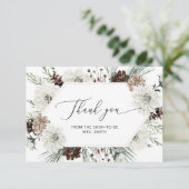 エバーグリーンエレガントブライダルシャワーサンキューカード カード (スタンド正面)