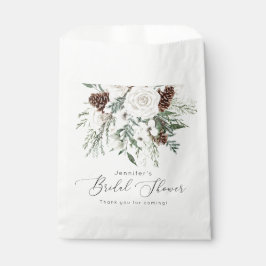 エバーグリーンエレガントブライダルシャワー フェイバーバッグ