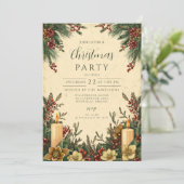 エバーグリーンキャンドルライトクリスマスパーティー 招待状 (スタンド正面)