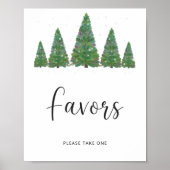 エバーグリーンクリスマスの好意のポスター ポスター (正面)