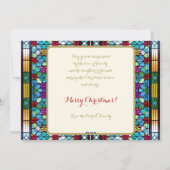 エバーグリーンクリスマスバーンホリデーフラットカード5"x7" シーズンカード (裏面)