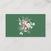 エバーグリーンクリスマス冬の本ベビーチケット エンクロージャーカード (裏面)