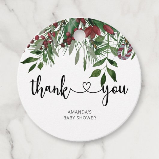 エバーグリーンクリスマス フェイバータグ (正面)