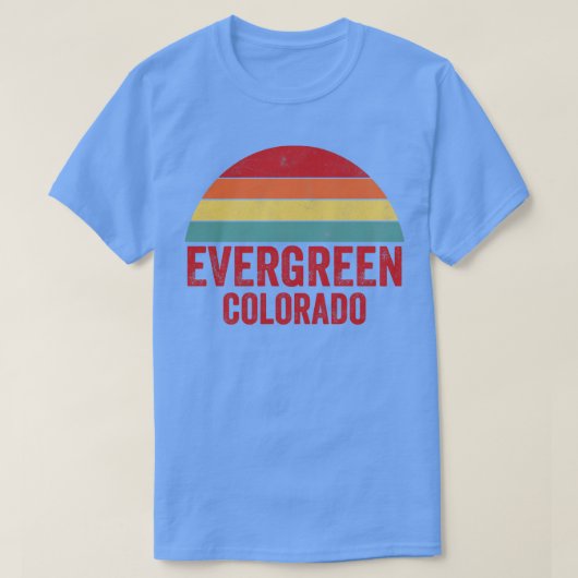 エバーグリーンコロラド Tシャツ (デザイン正面)