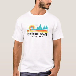 エバーグリーンサンセットセントジョージアイランドフォレストメリーランド Tシャツ