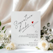 エバーグリーンシグネチャーは冬の結婚式を飲む ポスター