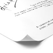 エバーグリーンシグネチャーは冬の結婚式を飲む ポスター (角)