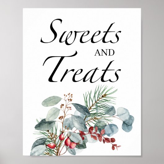 エバーグリーンスイーツとベビーシャワーを扱う ポスター (正面)