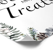 エバーグリーンスイーツと冬の赤ちゃんシャワーを処理 ポスター (角)