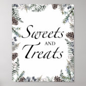 エバーグリーンスイーツと冬の赤ちゃんシャワーを処理 ポスター (正面)