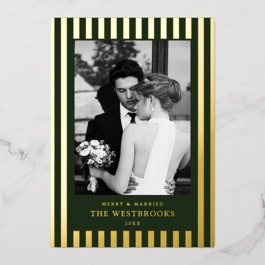 エバーグリーンストライプ 箔シーズンカード (正面)