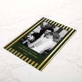 エバーグリーンストライプ 箔シーズンカード (回転した状態)