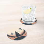 エバーグリーンセレニティ ラウンドペーパーコースター (インサイチュ)