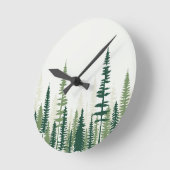 エバーグリーンチャーム ラウンド壁時計 (傾斜)