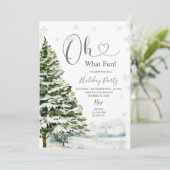 エバーグリーンツリーズホリデーウィンターパーティー 招待状 (スタンド正面)