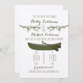 エバーグリーンツリー+カヌー仮想ライブストリ結婚ーム 招待状 (正面/裏面)