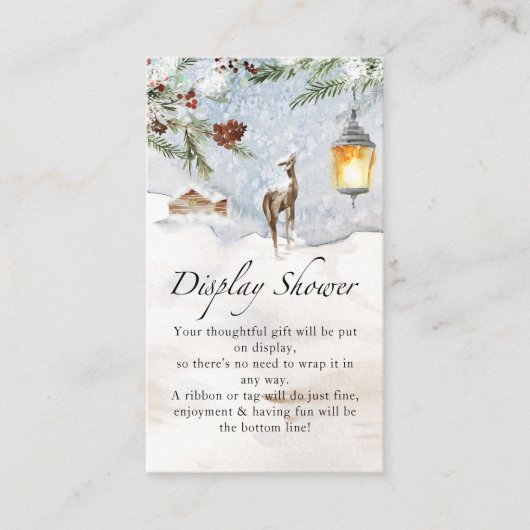 エバーグリーンディスプレイシャワー エンクロージャーカード (正面)