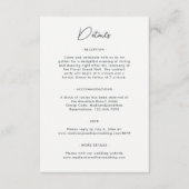 エバーグリーンパインツリーシンプル山脈結婚ズ エンクロージャーカード (正面)