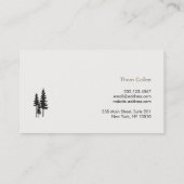 エバーグリーンパインツリーズ自然と造園デザイン 名刺 (裏面)