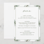 エバーグリーンパインツリーホリデークリスマス メニュー (正面/裏面)