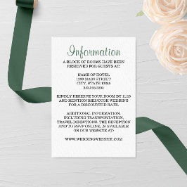 エバーグリーンパイン結婚ズ エンクロージャーカード