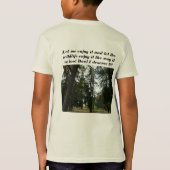 エバーグリーンフォレストと私の母と父楽しむThoseO Tシャツ (裏面)