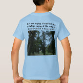 エバーグリーンフォレストと私の母と父楽しむThoseO Tシャツ (裏面)