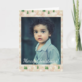 エバーグリーンフォレストのクリスマスポーラーベアの写真 ノートカード